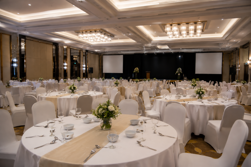 acara gathering indoor sewa meja dan kursi