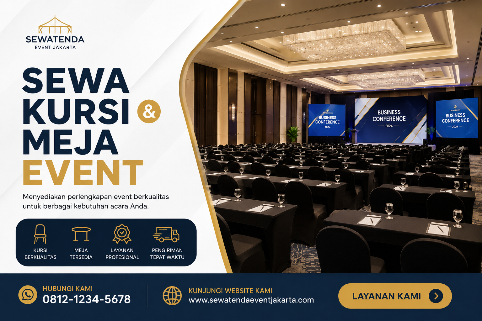 Sewa Tenda Jakarta & Jabodetabek sewa kursi dan sewa meja acara event futura meja kotak meja bulat rental sewa meja kursi